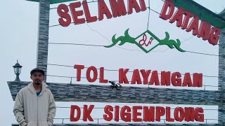 perjalanan menuju Tol khayangan dk Sigemplong Dieng Jawa Tengah