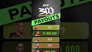 #ufc300 Payouts