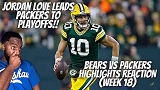 REACTION TO Chicago Bears vs. Green Bay Packers | 2023 Week 18 Game Highlights