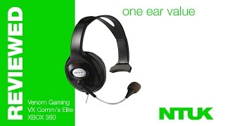 Venom Gaming UK VX Comm's Elite XBOX 360 Gaming Headset {Review}