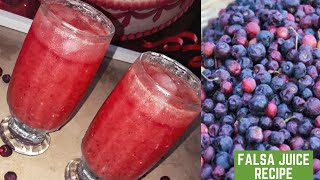 Falsa Sharbat Recipe | Falsa Juice | Falsey Ka Sharbat | Squash Recipe