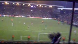 Fulham Fans celebrating the famous win over Juventus 4-1!