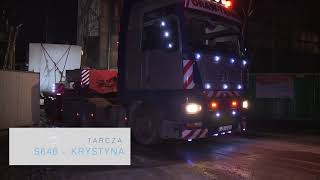 Transport tarczy TBM