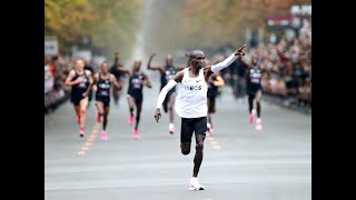 Eliud Kipchoge: History written by MARATHON GREAT  History: 1:59:40!