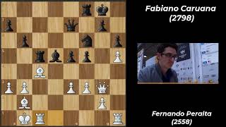 Fabiano Caruana wins against Fernando Peralta - FIDE Chess Olympiad 2024 - Round 5