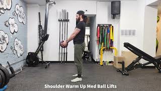 Anti Rotation Med Ball Lifts