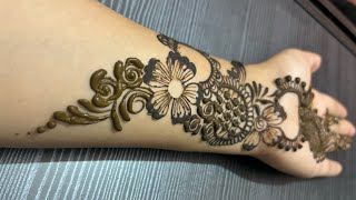 Stunning Mehendi Design: Easy, Simple, & Beautiful Tutorial! 😍