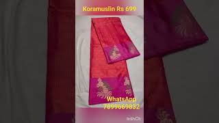 koramuslin #saree #indianclothing #onlineshopping #trustedquality #banarasisaree #koramuslin