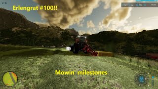 BIG Evening mountainside silage!!! | ERLENGRAT #100 | Alpine Dairy Farm | Farming Simulator 2022