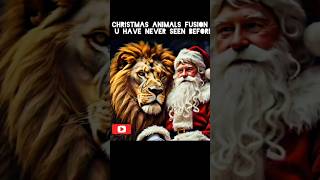 Funny Christmas animals entirely new hybrids|#shorts #shortsviral