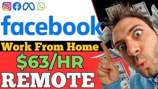 Facebook - Meta - Earn Money Online - REMOTE JOB - Work From Home - Job Opening