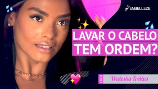 Qual a ordem certa dos produtos na hora de lavar o cabelo? 💆‍♀️✨