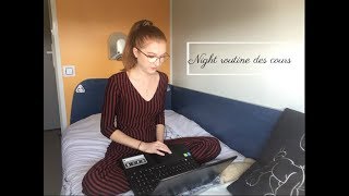 NIGHT ROUTINE DES COURS