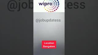 ✨Wipro is Hiring | Project Engineer✨👉🏻BE/B.tech can apply📍Location: Bangalore🔗Apply Link in Bio