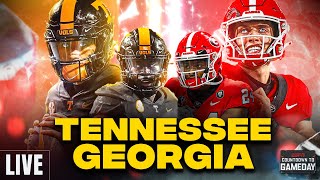 LIVE 🚨No. 7 Tennessee - No.12 Georgia | UGA’s Playoff Hopes on the Line?! | Countdown to Gameday 🏈