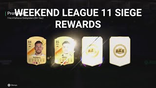 WEEKEND LEAGUE 11 SIEGE REWARDS #EAFC24 #REWARDS #WL #RTG