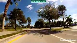 Drive through Royal Palm Pointe, Vero Beach, Florida