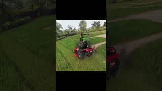 Mowing Grass at Angle With Toro Mower! #mowing #lawncare #cuttinggrass