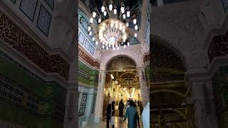 Masjid e Nabawi 💚  #madina #makkah #shorts