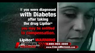 CONLIN MEZRANO INJURY LAWYERS TV SPOT LIPITOR WARNING ISPOT.TV