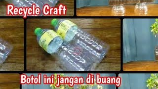 tutorial pot bunga dari botol bekas | pemanfaatan botol bekas | botol bekas minyak #potbotolbekas