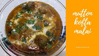 Mutton kofta malai (Meat balls with cream)