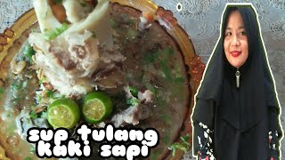 resep sup tulang kaki sapi