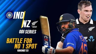 India Vs New Zeland 2ND ODI Match Live | Will India Beat New Zeland | cricket 22