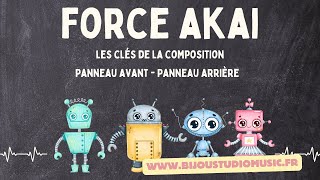 Force Akai Gratuit Les clés de la composition Panneau avant  Panneau arrière