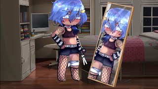 Her beautiful blue hair off || Gacha meme || Gacha trend ||