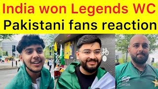 Angry Pakistan Fans upset over lost Legends World Cup final vs India | India won Legend championship