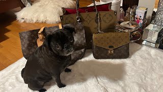 Soft Spoken ASMR - Handbag Comparison REVIEW Louis Vuitton OntheGo, All In & Pochette Metis