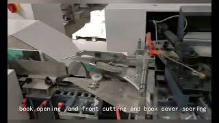 GLK320 book cover folding machine off line