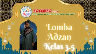 ICONIC 2023 | LOMBA ADZAN KELAS 3.5