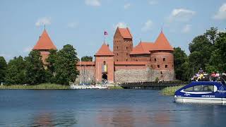 Beautiful castle on an island - Trakai island castle, Lithuania