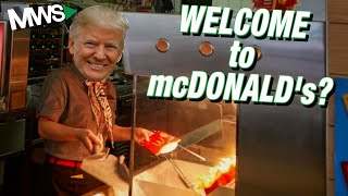 Is POTUS Trump McDonald's Newest Fry Cook?