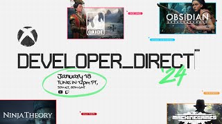 LIVE REACTION Xbox Developer Direct 2024 | INDIANA JONES LOOKS INCREDIBLE!