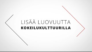 Lisää luovuutta kokeilukulttuurilla | 925 DATA [infografiikka]