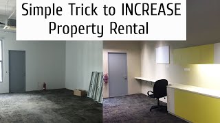 How to increase property rental yield!