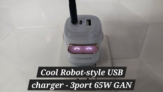 Ugreen Uno RG (X662) - New 65W 3-port usb charger - Unbox & comparison with my other GAN chargers