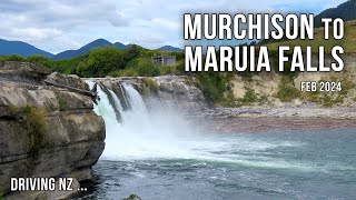 Driving New Zealand: Murchison to Maruia Falls | 4K Scenic Drive