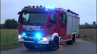 [NEUES ZIEGLER HLF 20!] Einsatzfahrten Freiwillige Feuerwehr Boostedt