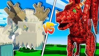 FROSTMAW VS IGNIBUS | Minecraft MOB BATTLE | MOWZIES MOBS VS LYCANITES MOD