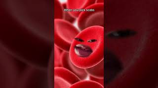 when you blood cells get mad cuz...