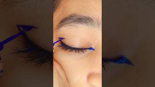 Creative eyeliner look in 10 seconds 😍 #shorts #eyeliner #creative