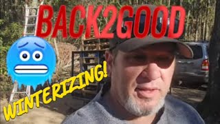 Winterizing at Back2Good! | Off-grid Living, RV Life, Couple build