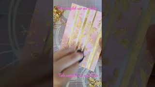 🌸Carte Foil Flakes Action🌸 #love #shorts #tutorial #shortvideo #diy #scrap