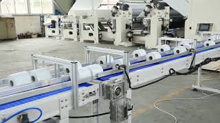 Automatic Color Gluing Lamination Kitchen Towel and Toilet Paper Production Line