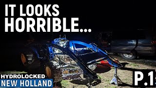 FLOODED New Holland TC45 Locked Up Shibaura N844L, Perkins 404D-22 | Easy Cylinder Head Removal? P.1