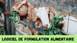 LOGICIEL DE FORMULATION ALIMENTAIRE POUR LES CHÈVRES